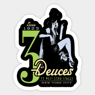 3 Deuces Jazz Club Sticker